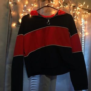 Mixed Threads Crop Sweater